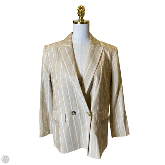 Blazer By Ann Taylor In Tan, Size: 8p