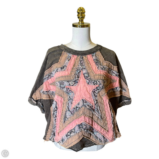 Top Short Sleeve By Oli & Hali In Multi-colored, Size: S