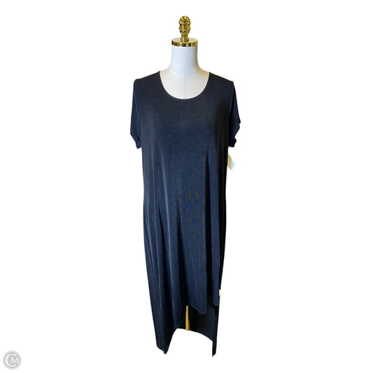 Dress Casual Maxi By Chicos In Black, Size: Xl
