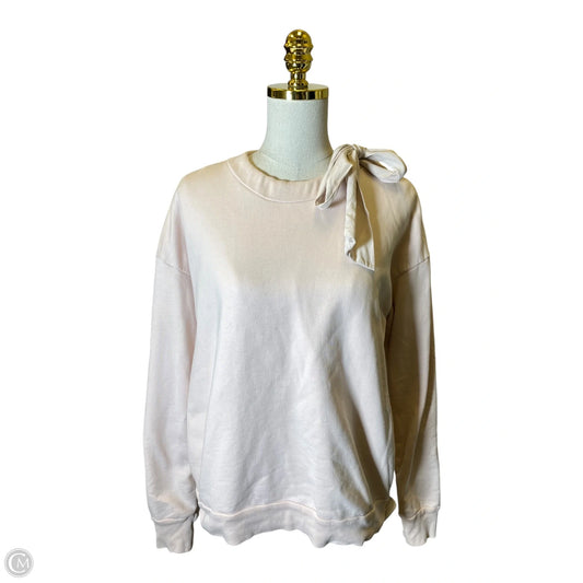 Sweatshirt Crewneck By Frame In Pink, Size: M