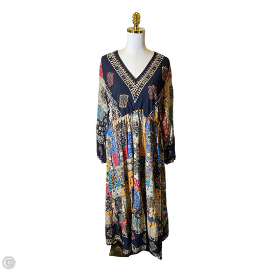 Dress Casual Maxi By Rusttydustty In Multi-colored, Size: 2x
