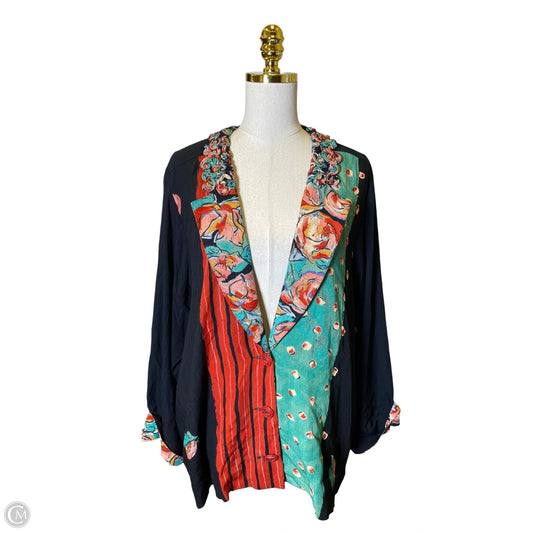 Top Long Sleeve By Carole Little In Multi-colored, Size: M