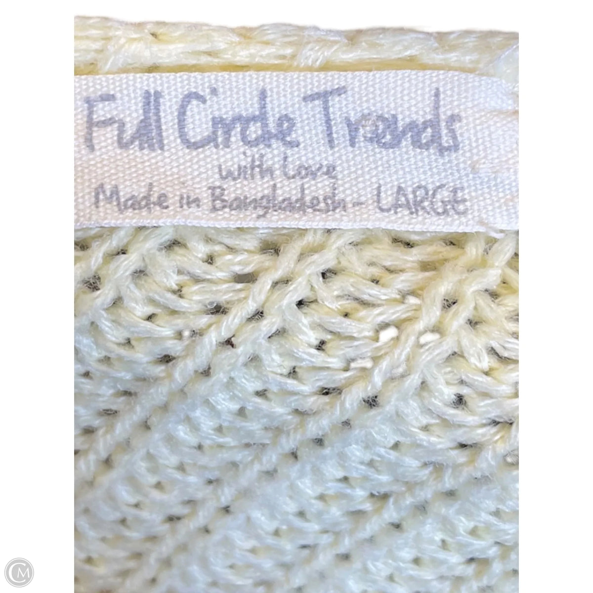 Sweater By Clothes Mentor In Yellow, Size: L