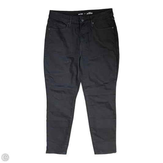 Jeans Straight By Old Navy In Black, Size: 12