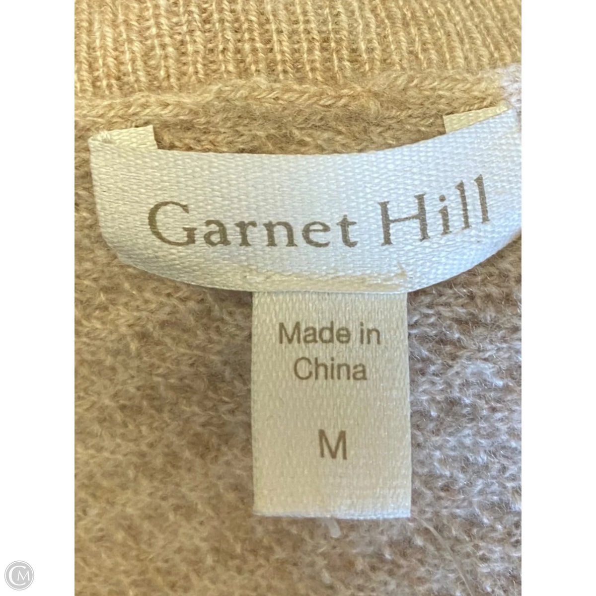 Sweater Cashmere By Garnet Hill In Tan, Size: M