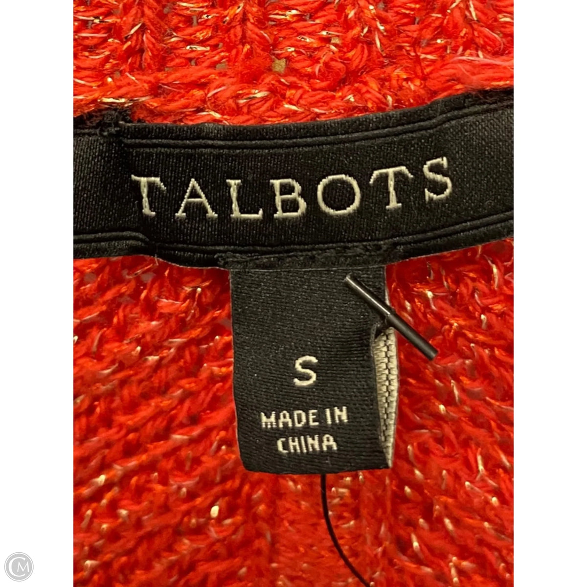 Sweater By Talbots In Red, Size: S