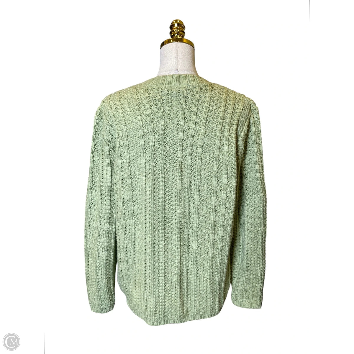 Sweater By Classic Elements In Green, Size: L