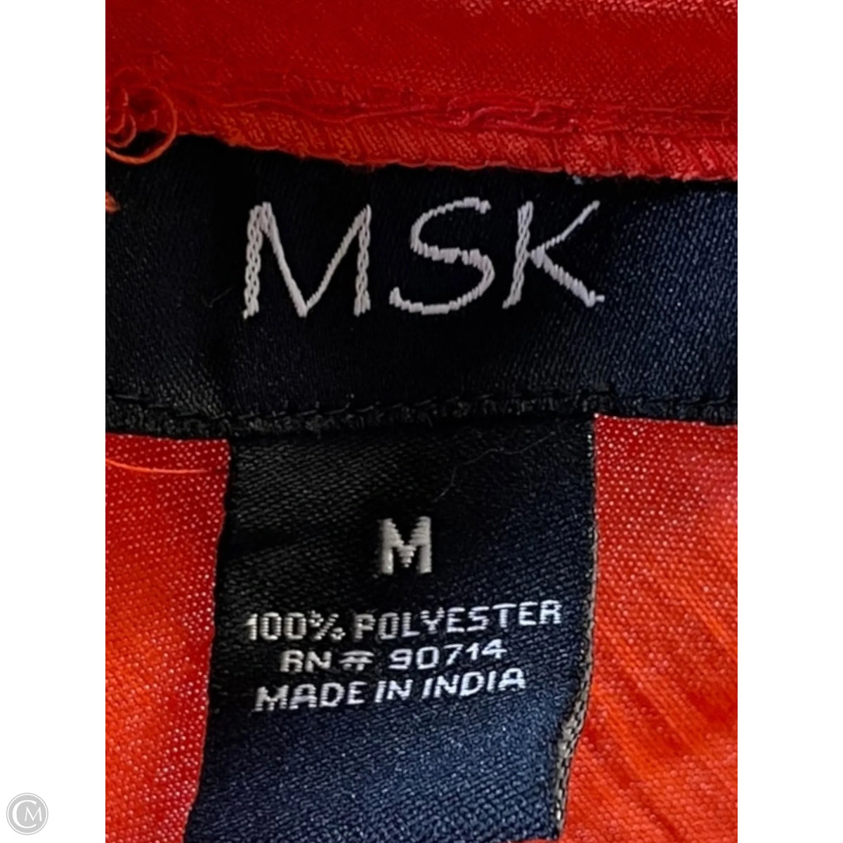 Jumpsuit By Msk In Orange, Size: M