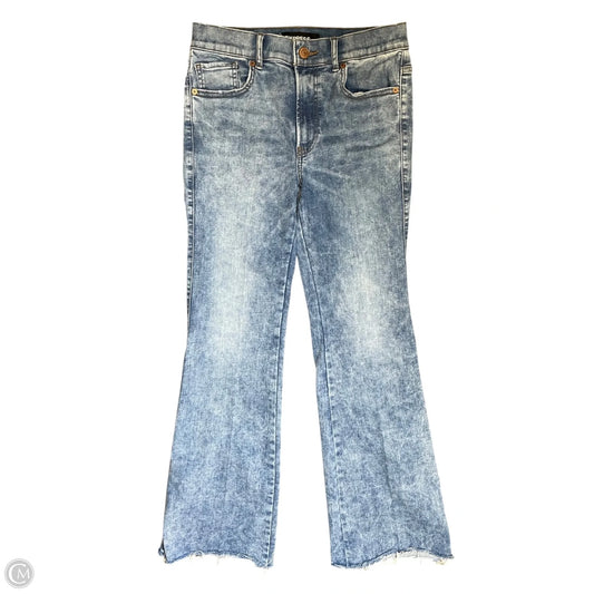 Jeans Flared By Express In Blue Denim, Size: 8