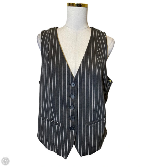 Vest Other By Torrid In Grey & White, Size: 2x