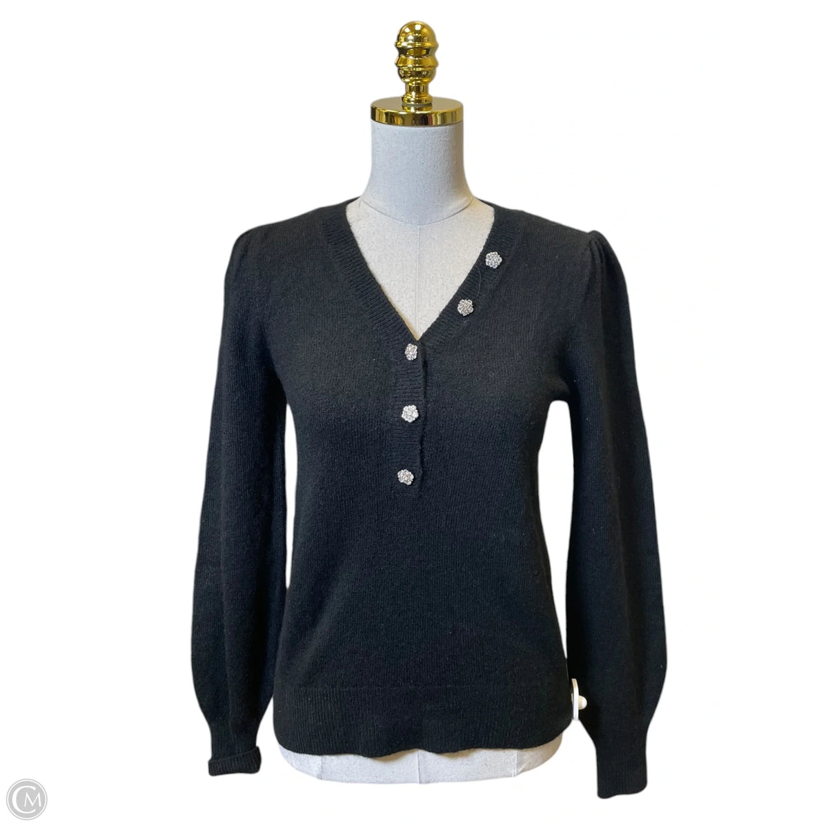 Sweater By Loft In Black, Size: Xs