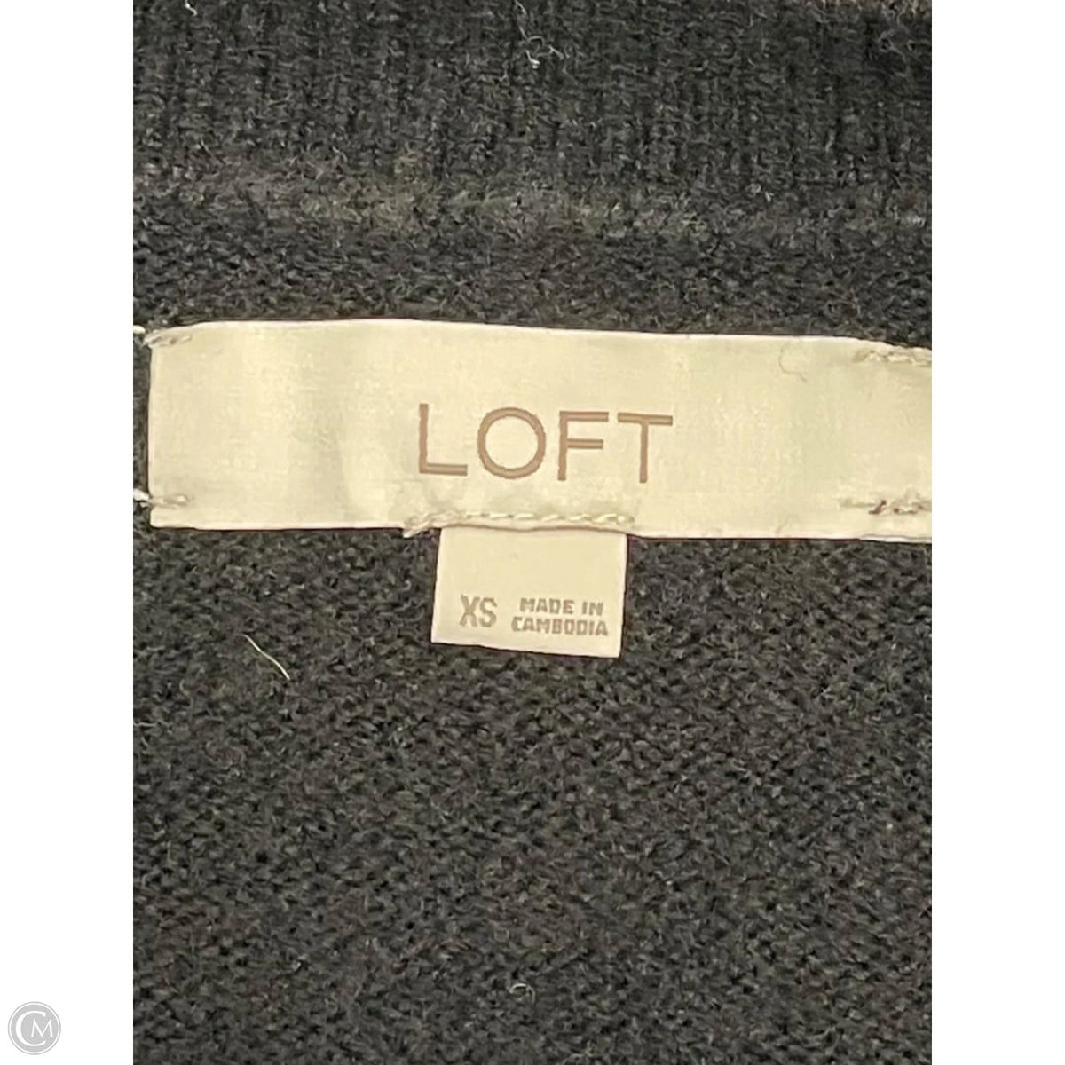 Sweater By Loft In Black, Size: Xs