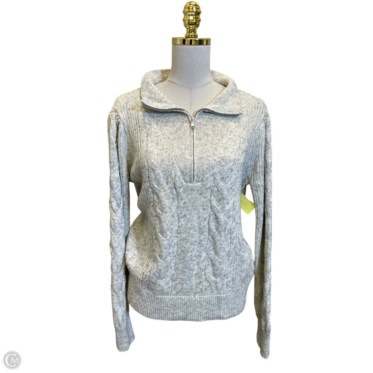 Sweater By Loft In Grey, Size: S