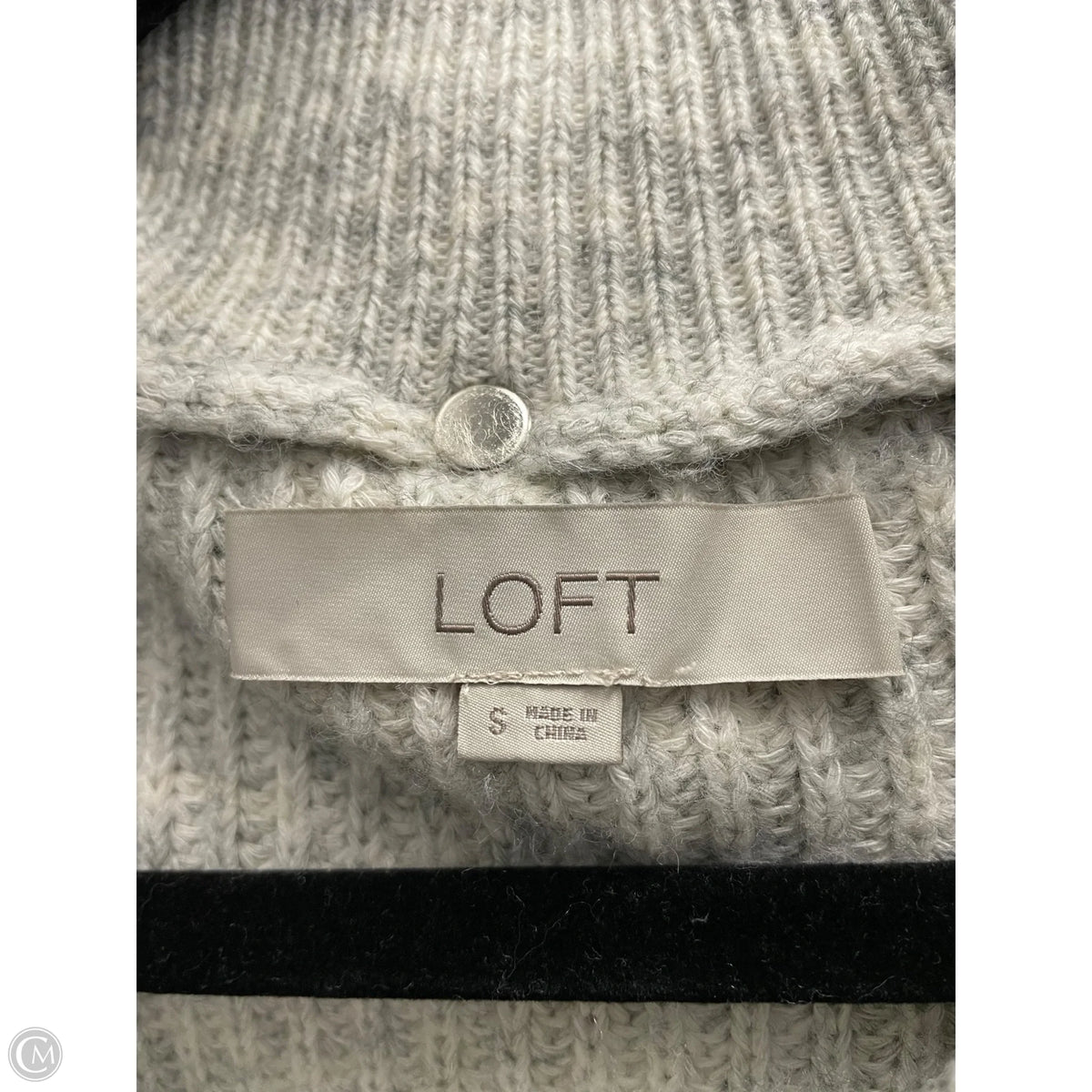 Sweater By Loft In Grey, Size: S