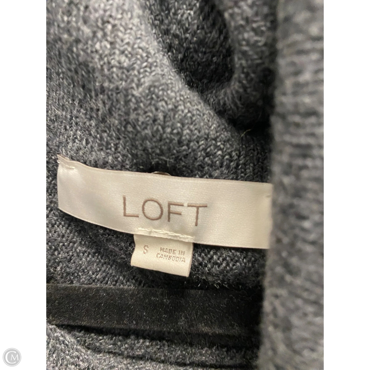 Sweater By Loft In Grey, Size: S