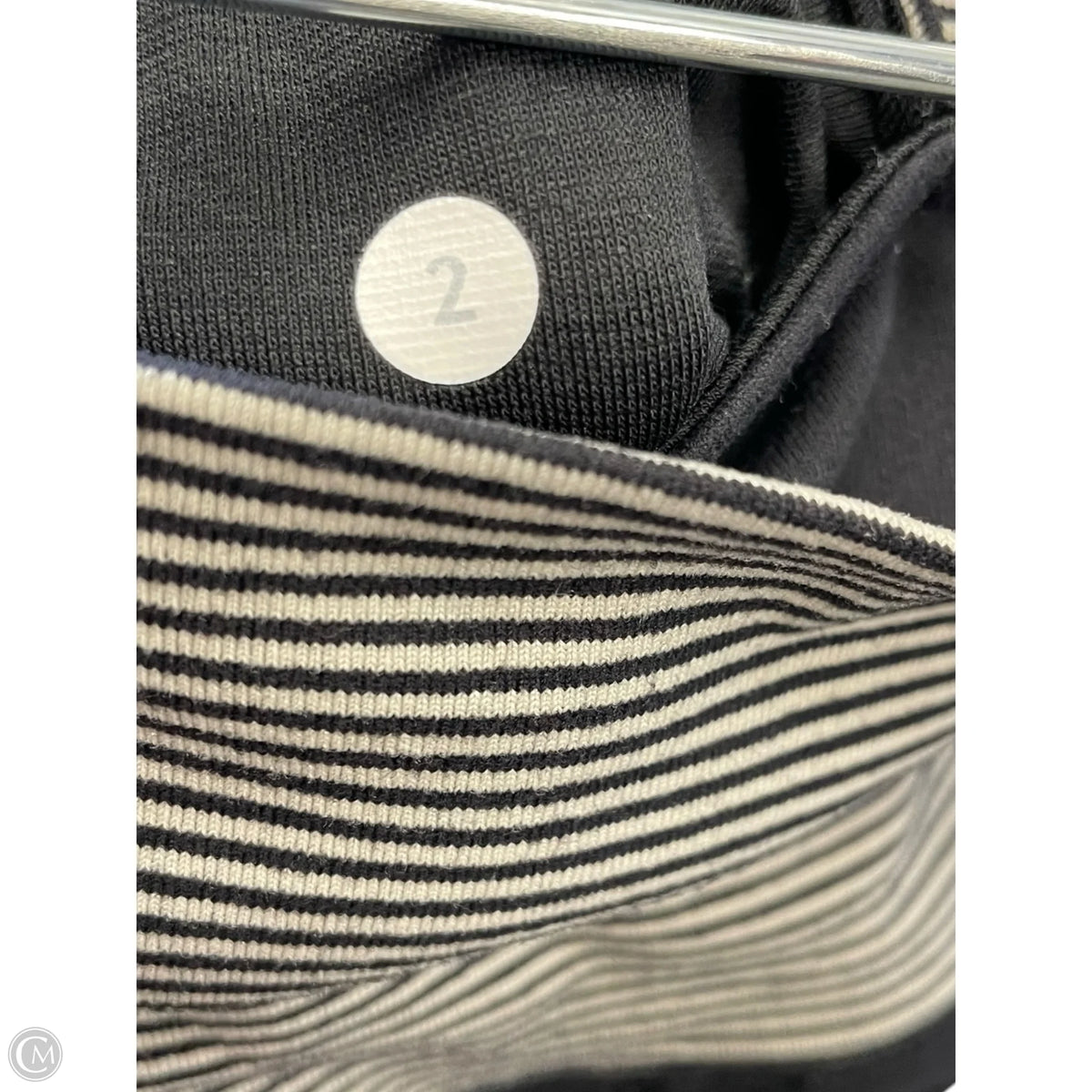 Athletic Capris By Lululemon In Black & White, Size: 2