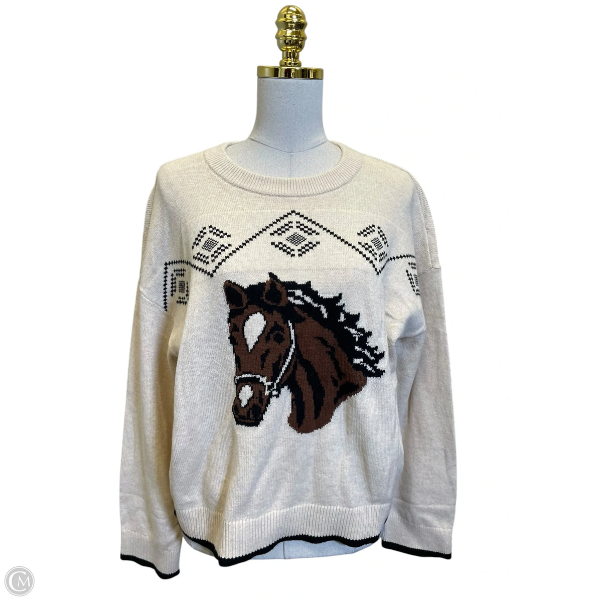 Sweater By Loft In Beige, Size: S