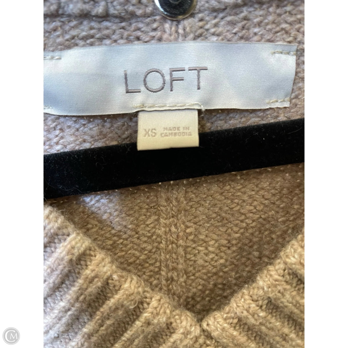 Sweater By Loft In Tan, Size: Xs