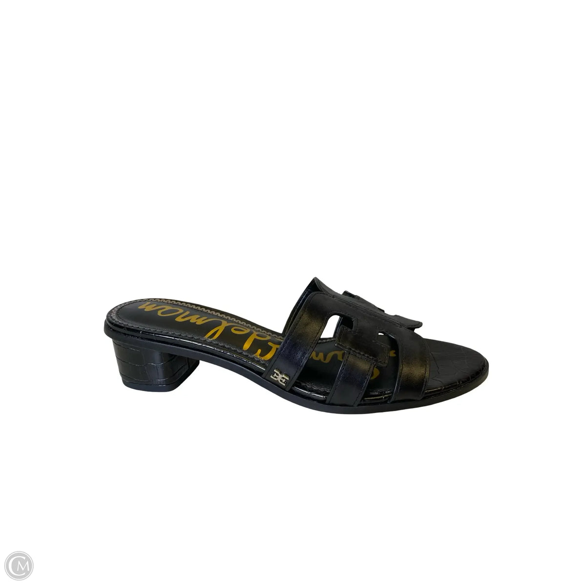 Sandals Heels Block By Sam Edelman In Black, Size: 8