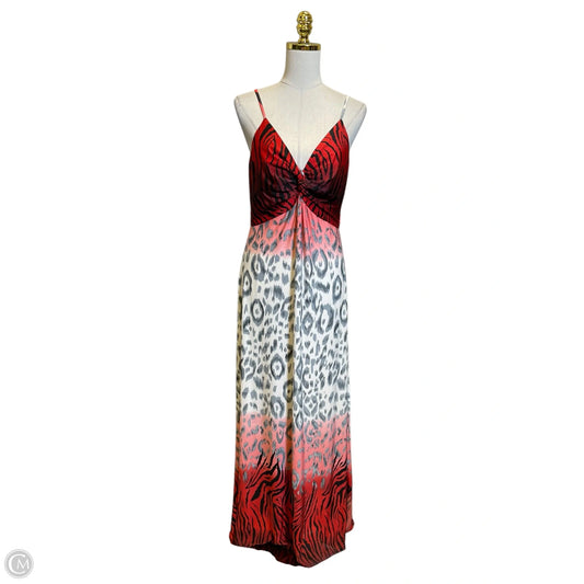Dress Casual Maxi By Clothes Mentor In Animal Print, Size: L