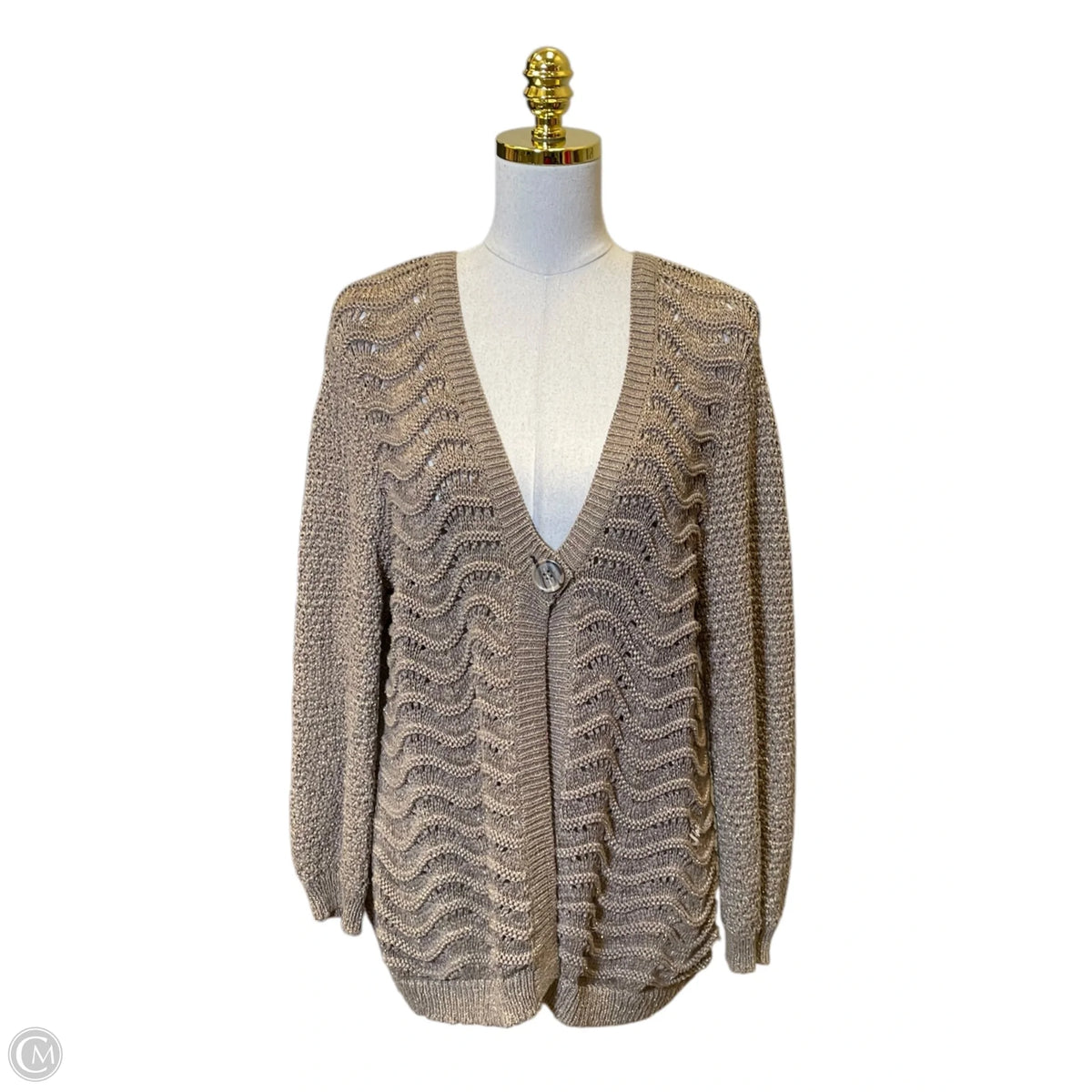 Sweater By Spense In Gold, Size: Xl