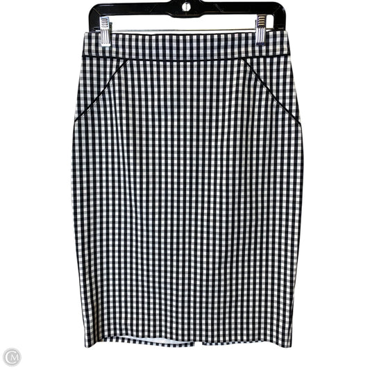 Skirt Midi By White House Black Market In Striped Pattern, Size: S