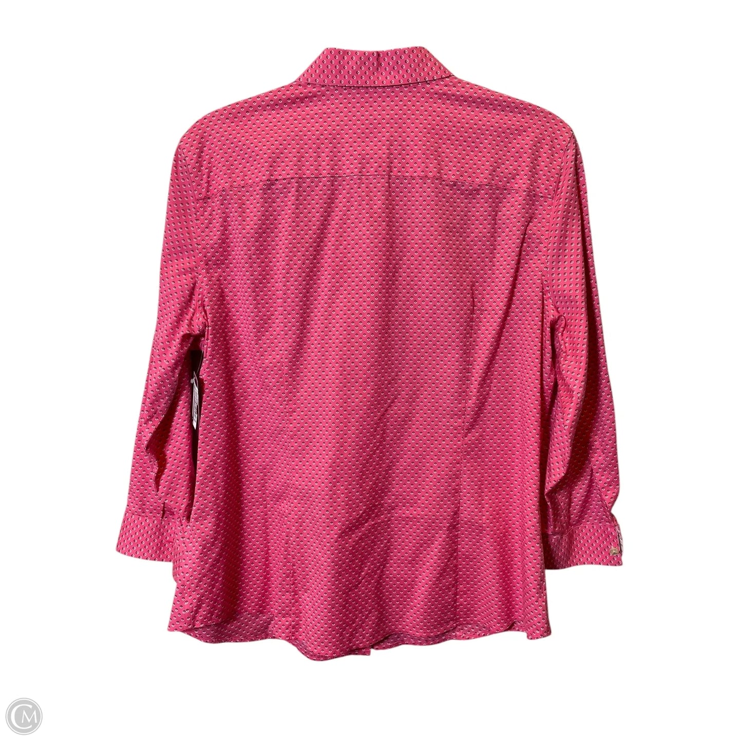 Top Long Sleeve By Talbots In Pink, Size: Xl