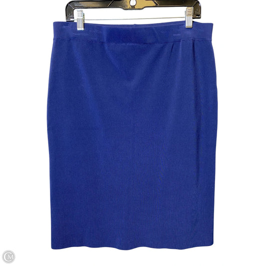 Skirt Midi By Polo Ralph Lauren In Navy, Size: L