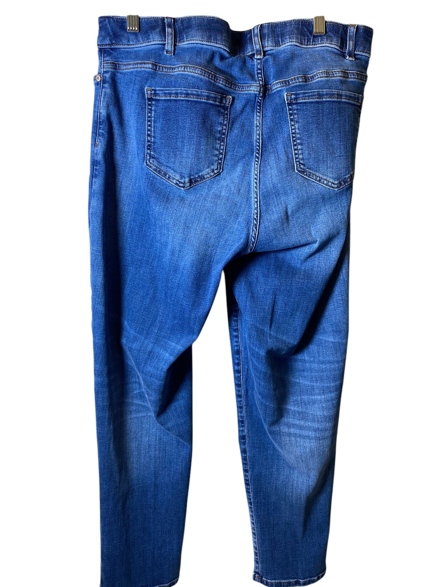 Jeans Boyfriend By Clothes Mentor In Blue, Size: 16