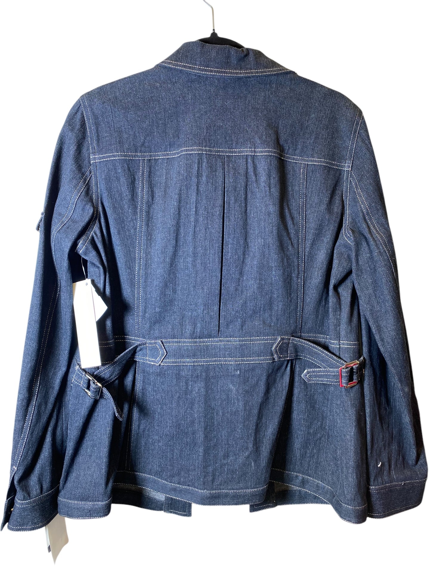 Jacket Denim By Doncaster In Blue, Size: M