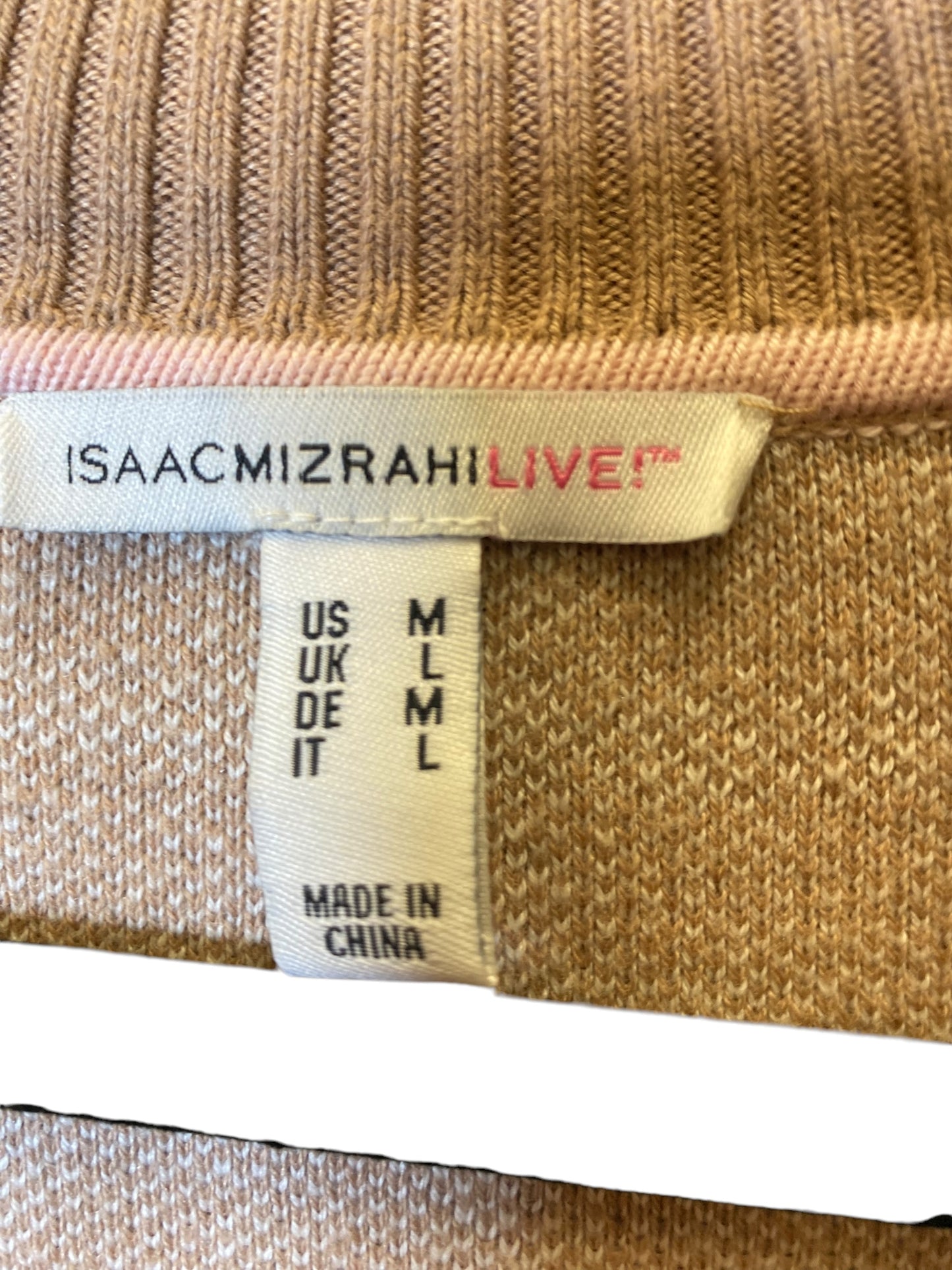 Sweater By Isaac Mizrahi Live Qvc In Brown