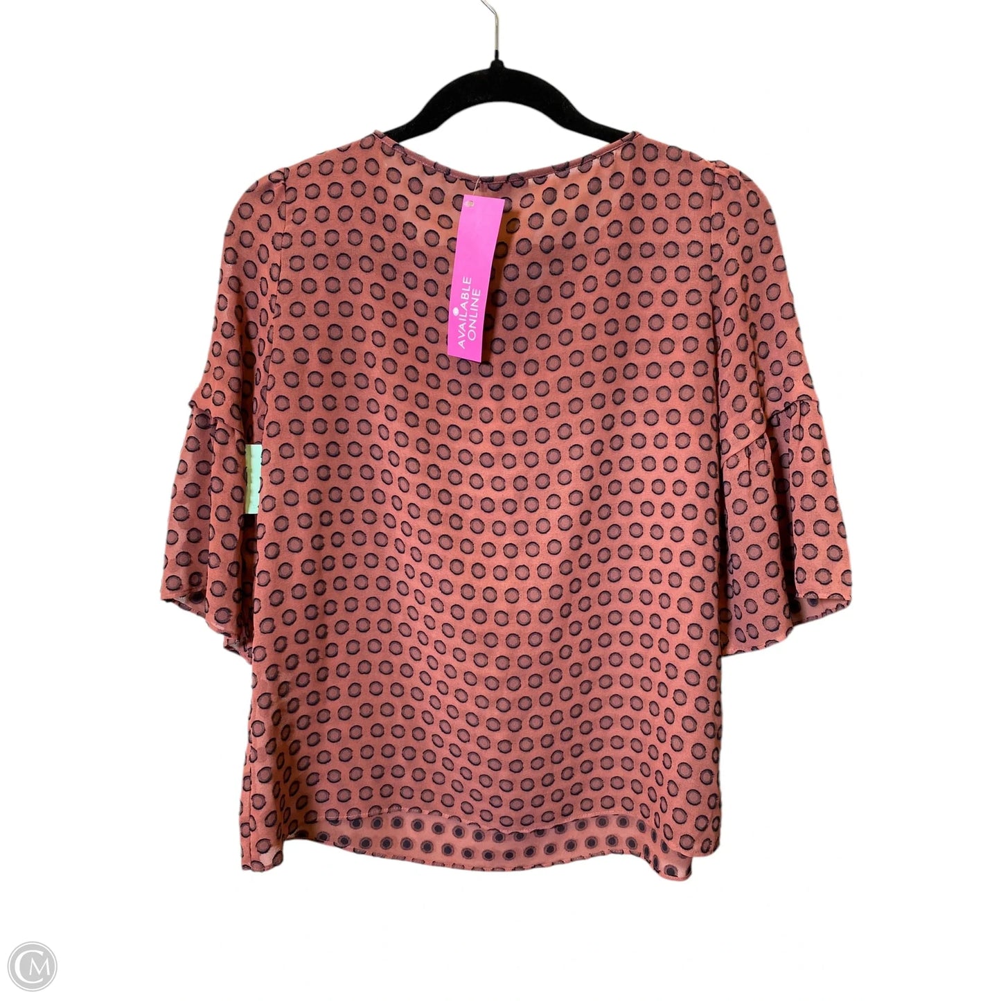 Top 3/4 Sleeve By Ann Taylor In Multi-colored, Size: Xs
