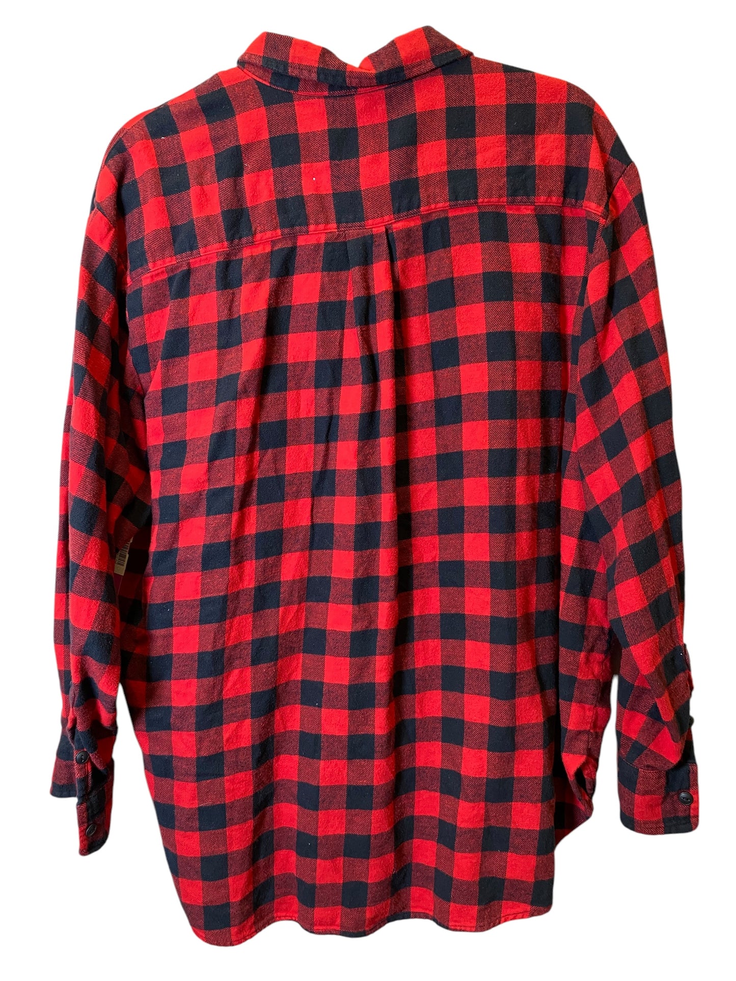 Top Long Sleeve By Gap In Red, Size: L