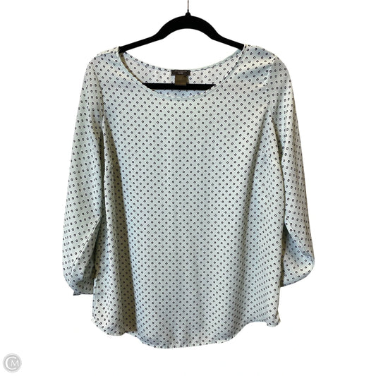 Top Long Sleeve By Ann Taylor In Multi-colored, Size: L