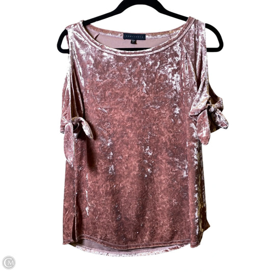 Top Short Sleeve By Sanctuary In Peach, Size: S