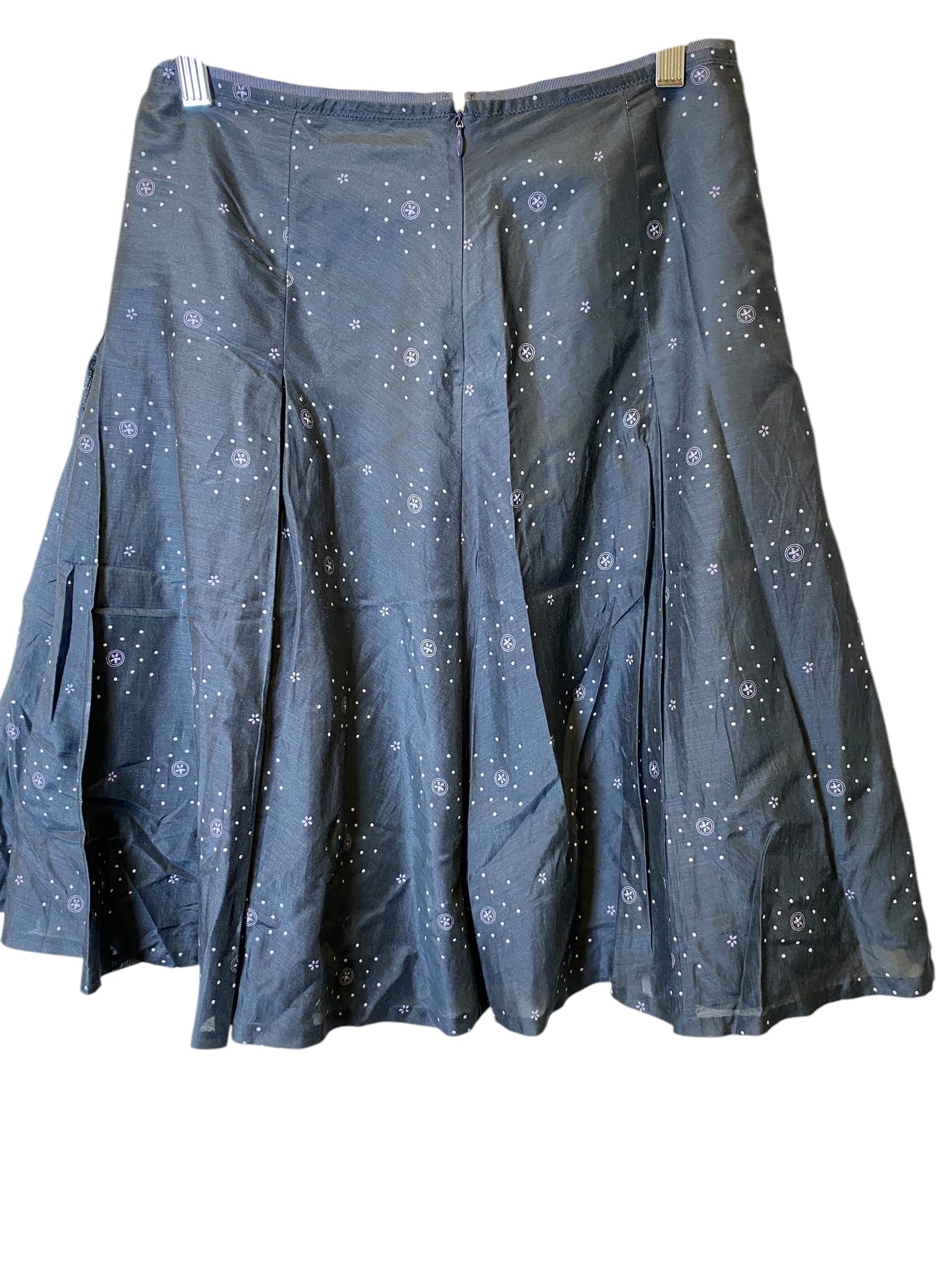 Skirt Midi By Banana Republic In Blue, Size: S