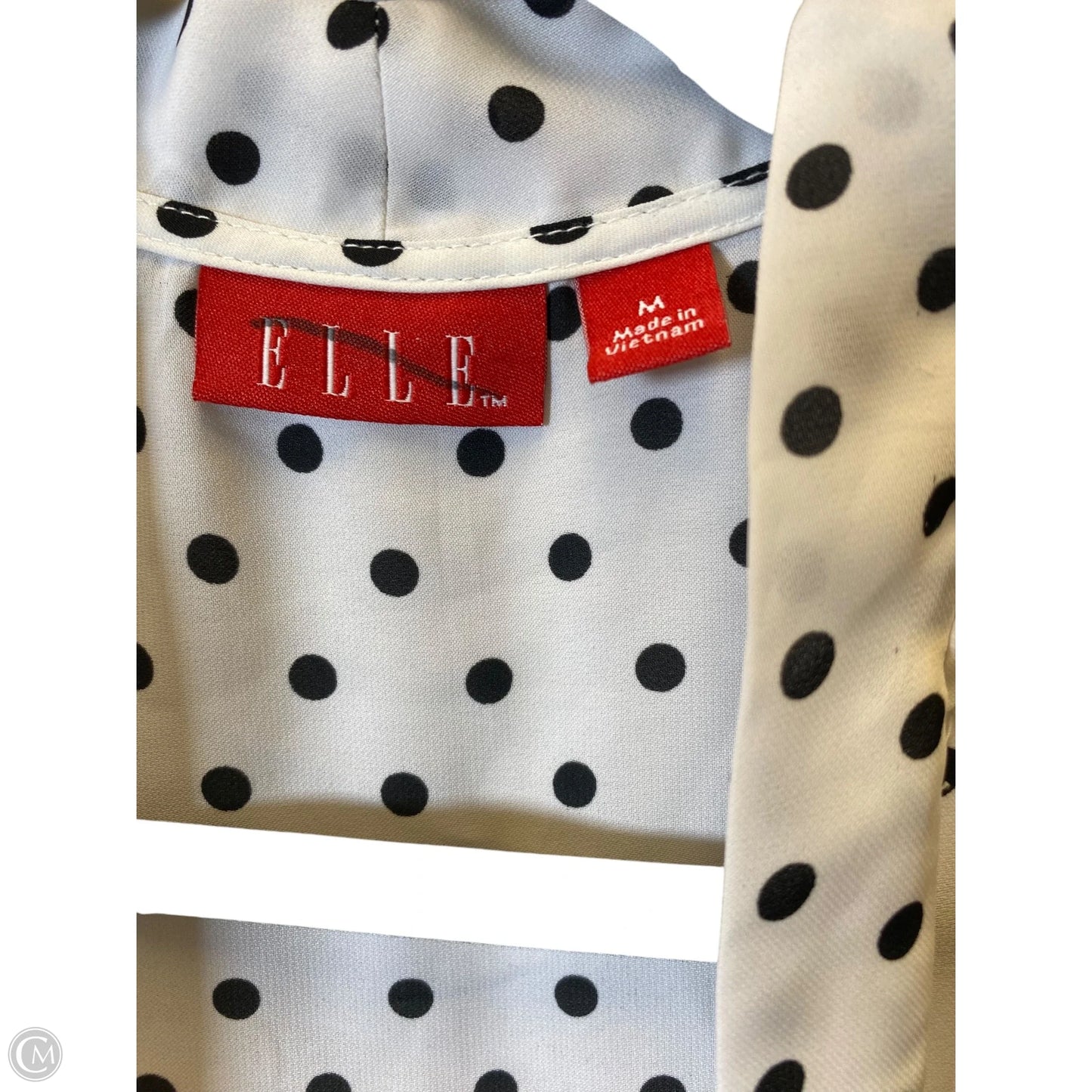 Top Sleeveless By Elle In Polkadot Pattern, Size: M