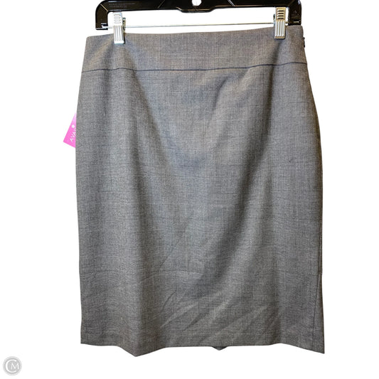 Skirt Midi By Ann Taylor In Grey, Size: 6