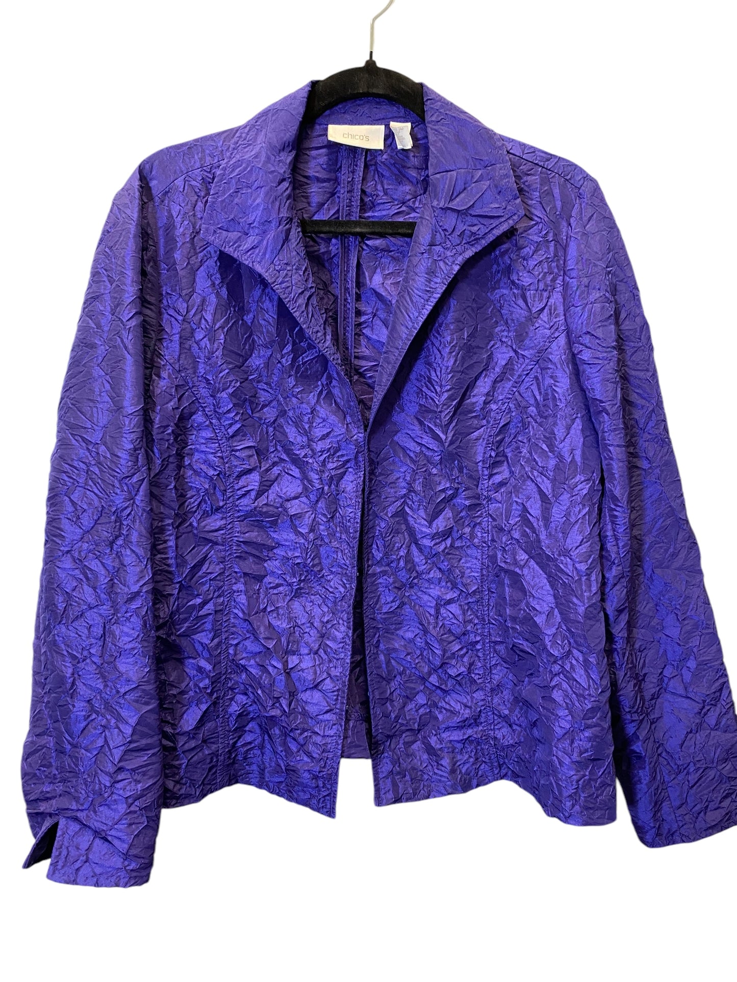 Blazer By Chicos In Purple, Size: S