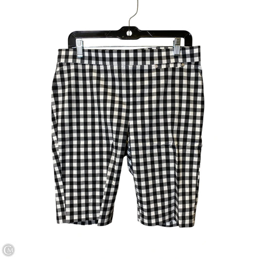 Shorts By Rafaella In Checkered Pattern, Size: M
