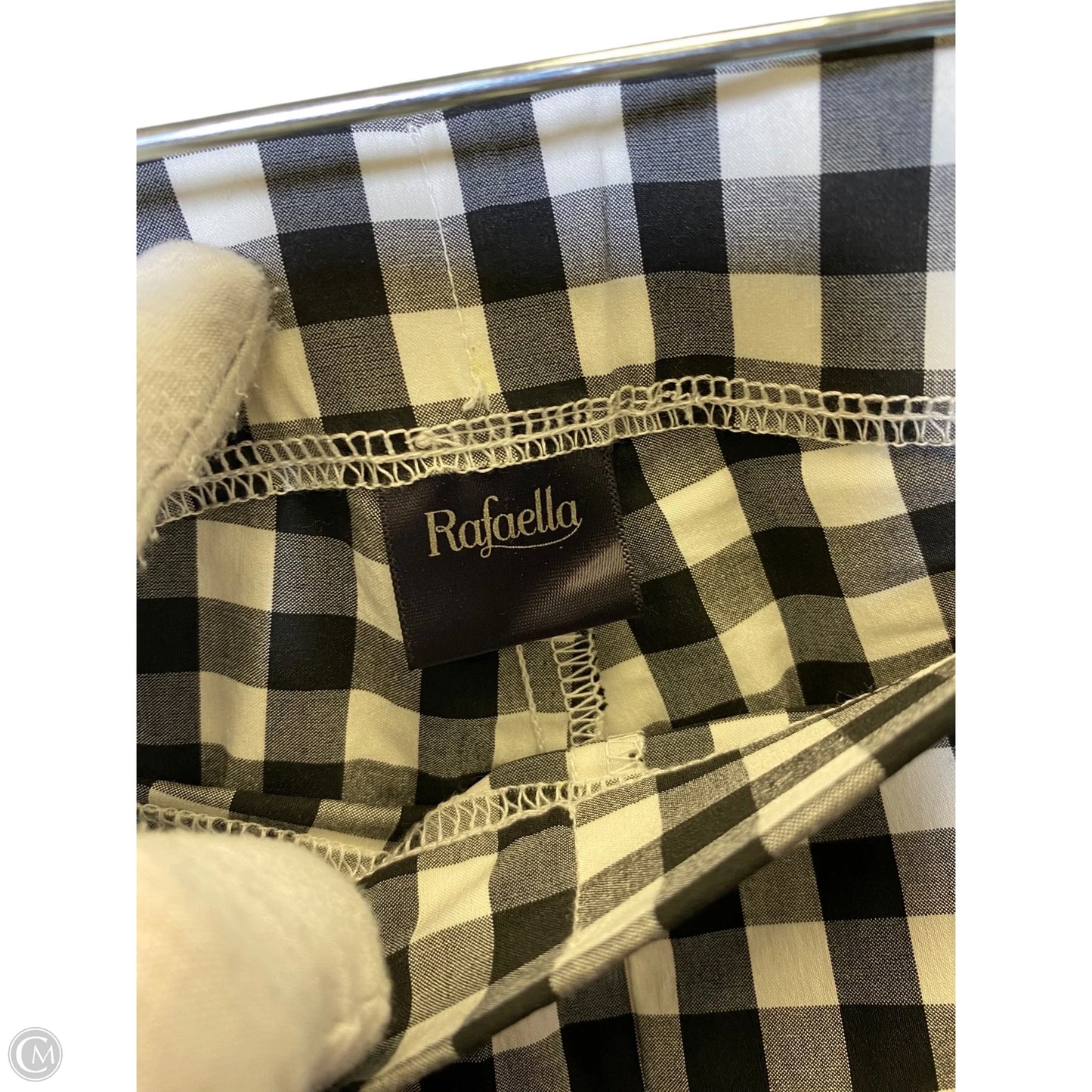 Shorts By Rafaella In Checkered Pattern, Size: M
