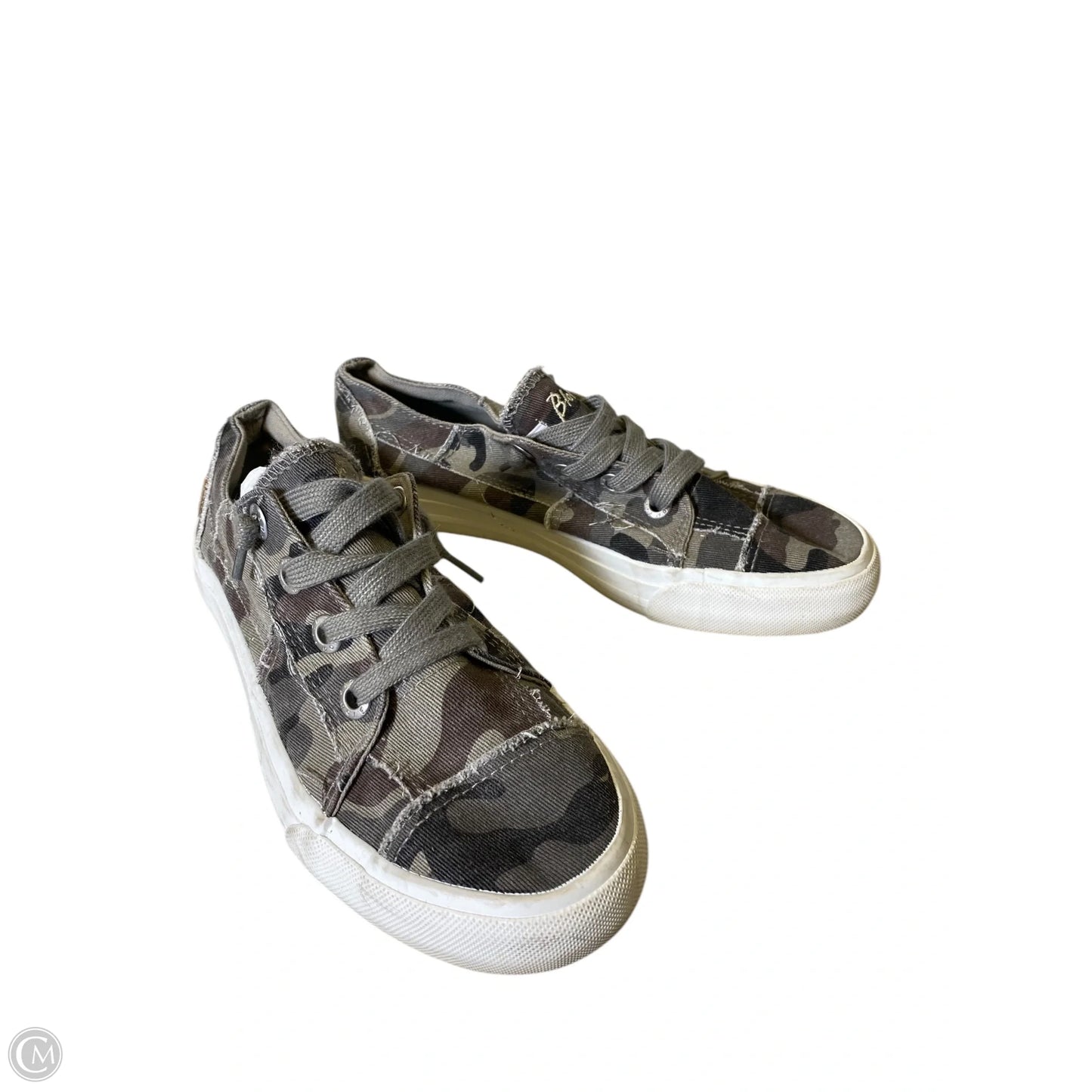 Shoes Flats By Blowfish In Camouflage Print, Size: 6.5