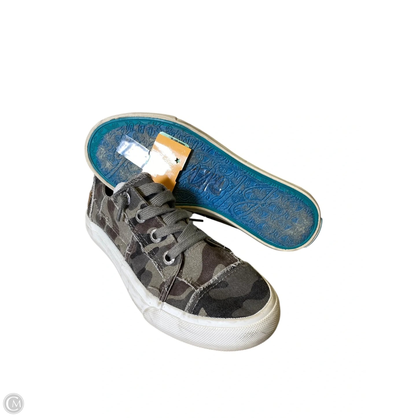 Shoes Flats By Blowfish In Camouflage Print, Size: 6.5