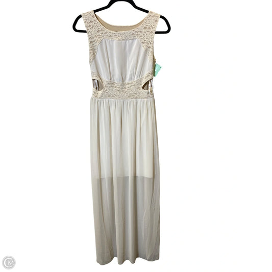 Dress Party Long By Sweet Storm In Cream, Size: M