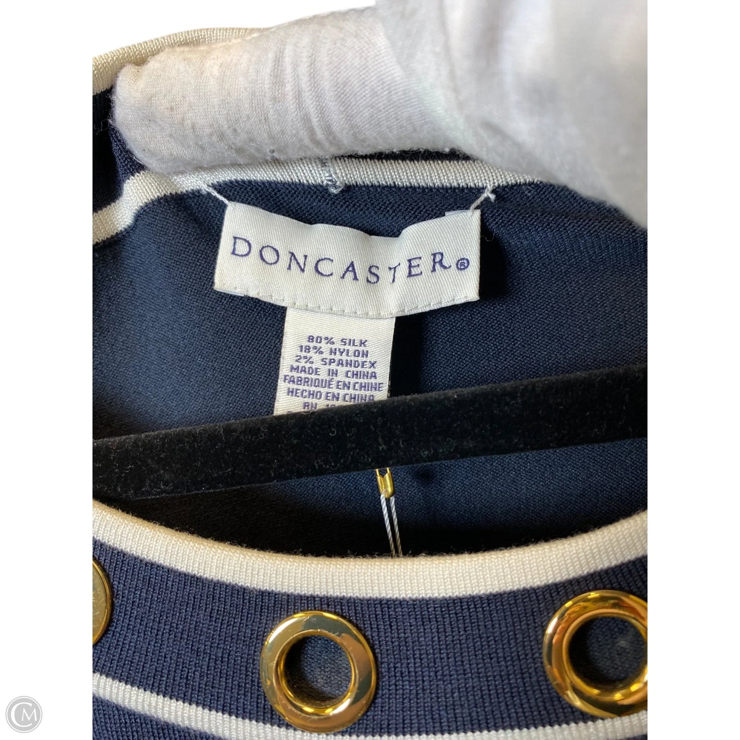 Top Sleeveless By Doncaster In Navy, Size: Xl