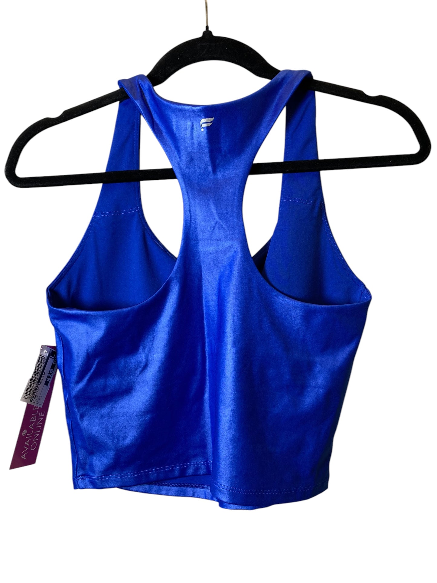 Athletic Tank Top By Fabletics In Blue, Size: L