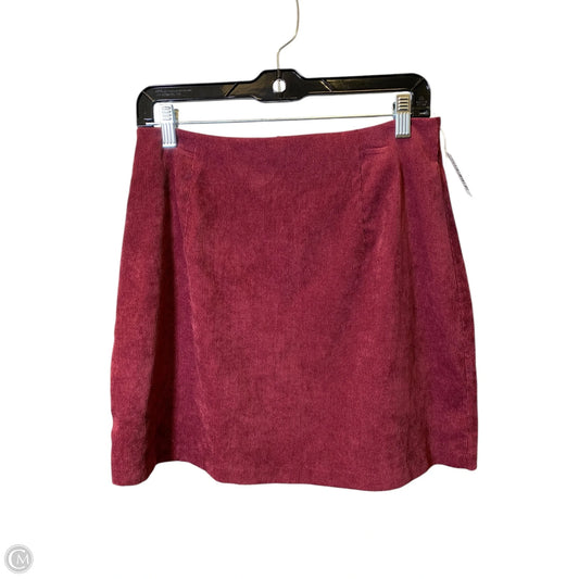 Skirt Mini & Short By Shein In Maroon, Size: L