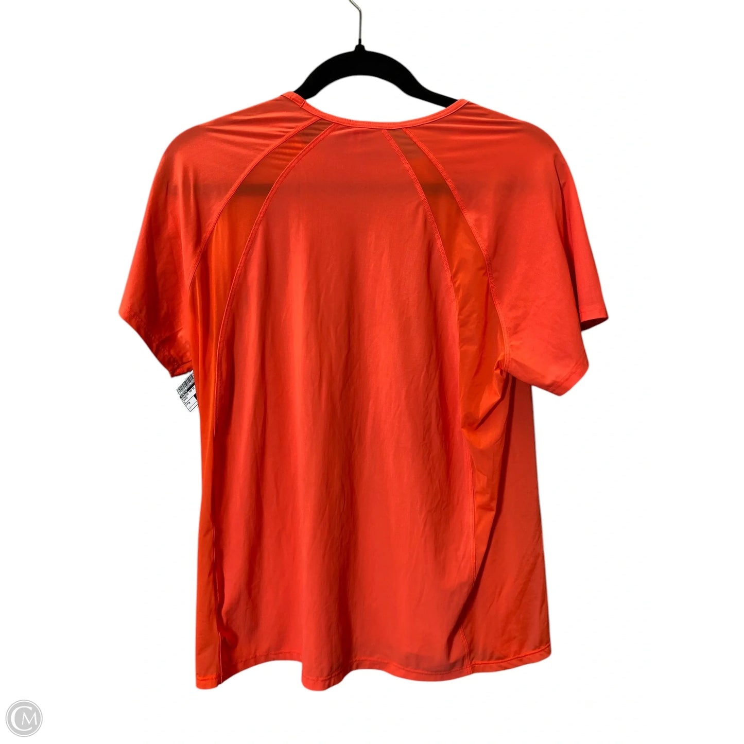 Athletic Top Short Sleeve By Athleta In Orange, Size: M
