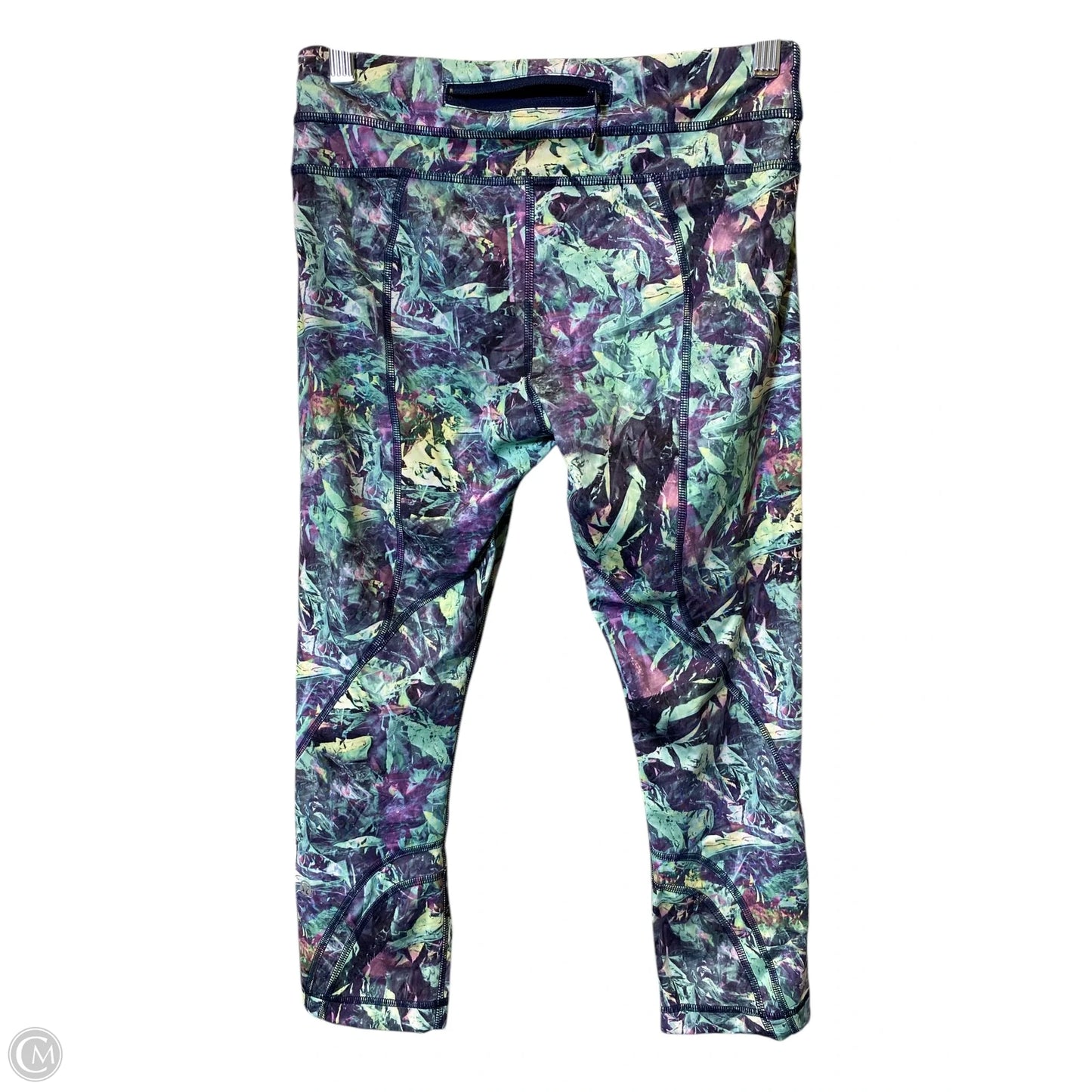 Athletic Capris By Lululemon In Multi-colored, Size: 6