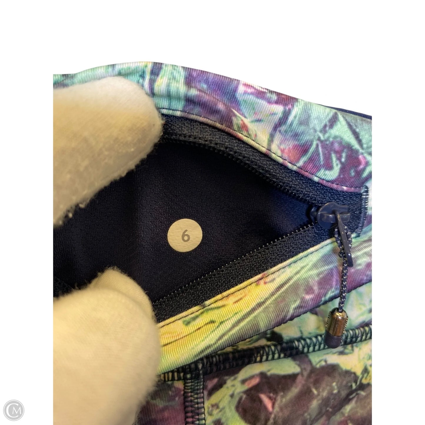Athletic Capris By Lululemon In Multi-colored, Size: 6